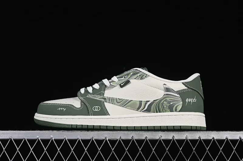 All categories Air Jordan Jordan series basketball shoes Air Jordan 1 Low High-end customized low-top sneakers Travis Scott x Fragment Design x Air Jordan 1 Low OG SP AJ1 Joe 1 Gucci co-branded corrugated beige low-top cultural and casual sneakers XS2024-004